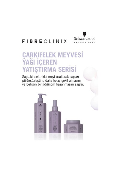 Fibre Clinix Elektriklenme Karşıtı Pürüzsüzleştirici Sprey Krem 200ml De-frizz