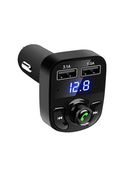 Araç Fm Transmitter Bluetooth Usb Mp3 Sd Kart Çakmaklık Girişli