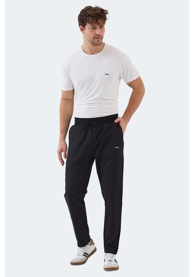 Slazenger Manus Erkek Siyah Eşofman Altı Siyah