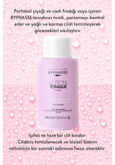 Byphasse Karma ve Yağlı Ciltler için Arındırıcı Tonik 500 ML