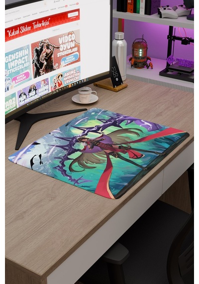 Beidou Genshin Impact Anime Gacha V1 - 48x40 Xl Gaming Mouse Pad Fare Altlığı