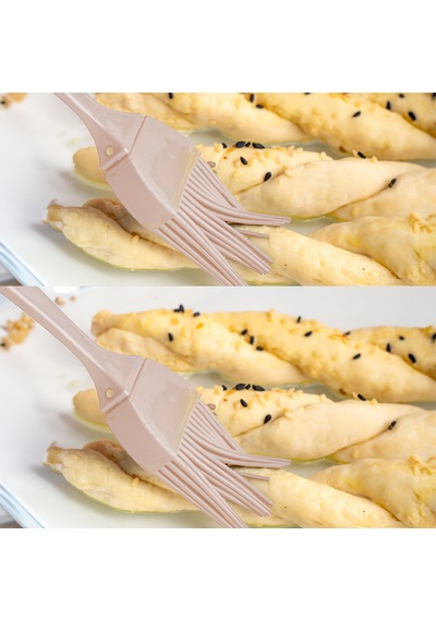 Porsima 0520 2'li Etiketli Silikon Fırçalı Yağlık Sosluk Cappucci Porsima 0520 2'li Etiketli Silikon Fırçalı Yağlık Sosluk Cappucci