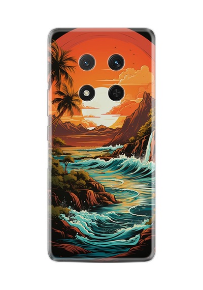 Honor Magic 7 Lite Kılıf Boutique Baskılı Resimli Retro Mountain Pcode -079