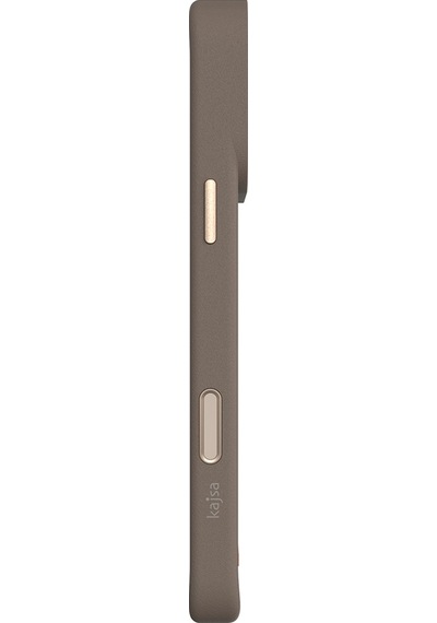 Apple Uyumlu iPhone 17 Pro Max Kılıf M-safeli O-ring Metal Çerçeveli Kajsa Matrix Collection Kapak Desert Gold Desert Gold
