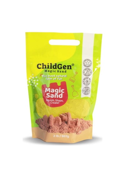 Childgen Doğal Oyun Kumu Refill Paket 907gr - Sarı