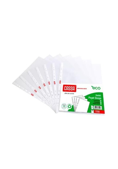 Cassa 7255 Delıklı Poset Dosya Eco 100 Lu