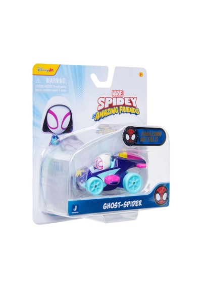 Spidey Amazing Metals Diecast Araçlar Ghost Spider Snf0193 Çok Renkli