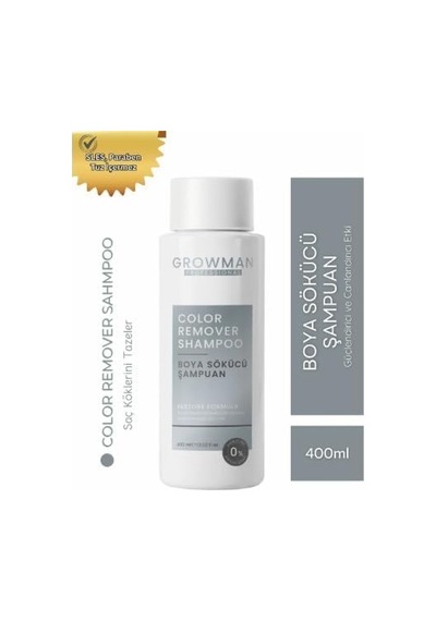 Growman Boya Sökücü Şampuan Belirtilmemiş