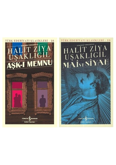 Iş Bankası Halit Ziya Uşaklıgil Mai ve Siyah + Aşkı Memnu 2 Kitap