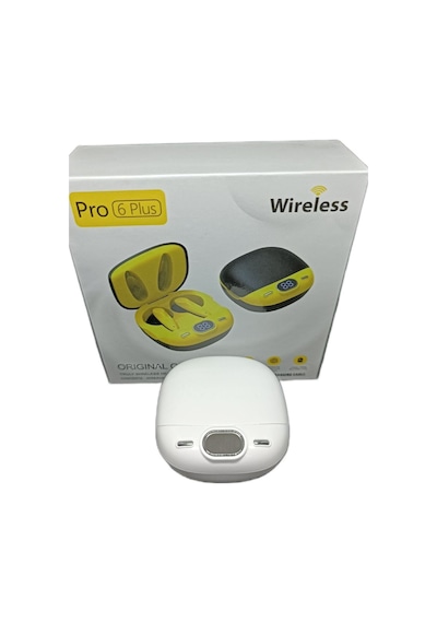 Pro6 Plus Kablosuz Led Işıklı Oyuncu Bluetooth Kulaklık 5.0 Beyaz