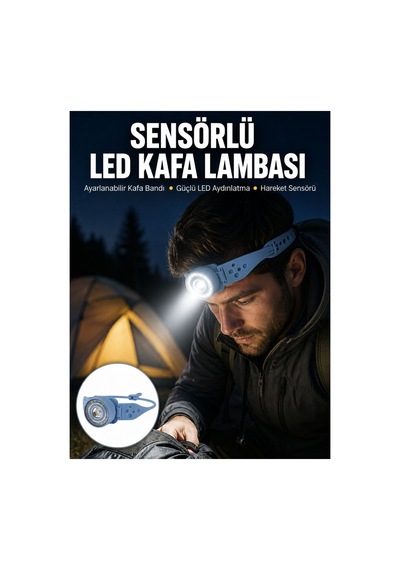 Uzun Pil Ömürlü Kamp Ve Dağcılık Kafa Lambası Yeni Nesil - Hs08372837-9641 Diğer
