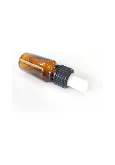 Amber Renkli Damlalıklı Cam Şişe 10 Ml 20 Adet