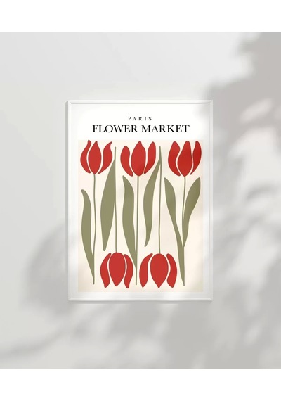 Çerçevesiz Poster Paris Flower Market 2
