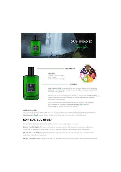 Aqua di Polo 1987 APPPGJ03EP Gran Paradiso Jungle EDP 50 ML Erkek Parfüm