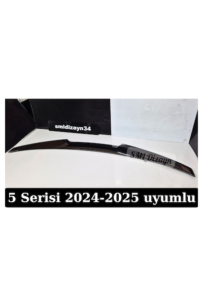 2024-2025 Bmw G60 Yarasa Spoiler Spoyler Parlak Siyah Plastik