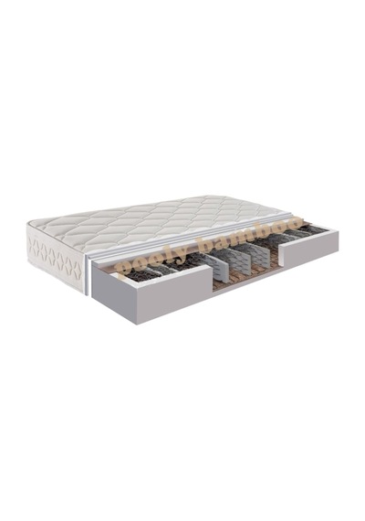 Babyhopeankara 150X200 Bamboo Ortopedik Yayli Yatak Çift Kişilik Bamboo Yatak