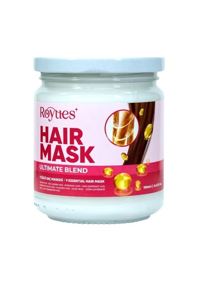 Kuru Ve Yıpranmış Saç Bakım Maskesi 190ml - Derin Nemlendirici, Argan Ve Avokado Özlü