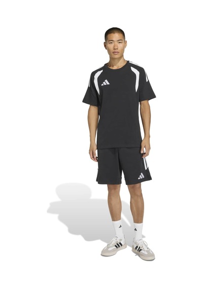 Black/whıte Adidas Erkek Futbol T-shirt Tiro26l Sw Tee Jy7188 Siyah