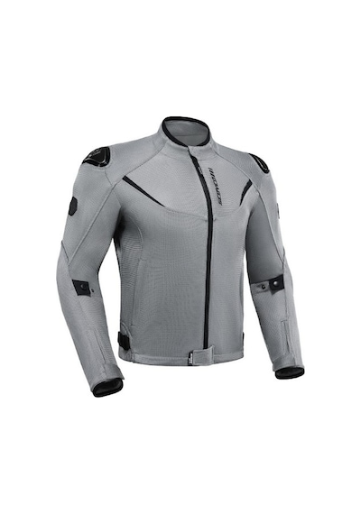 Scoyco Jk194 Motosiklet Montu Yazlık Fileli Dayanıklı Makro Kumaş Motorcu Mont Silver