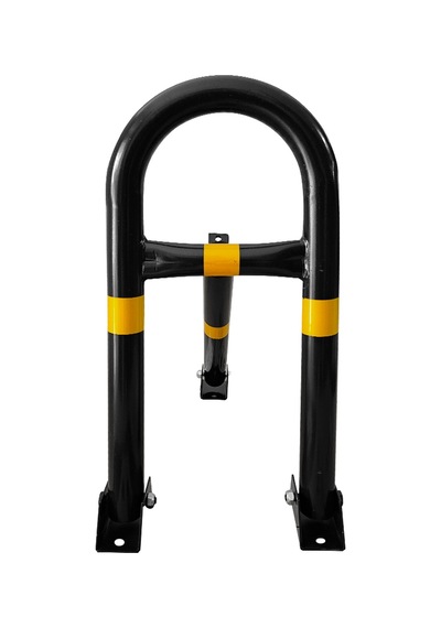 Kilitli Otopark Direği Destekli 62 Cm, Yatar U Tip Park Bariyeri-4014