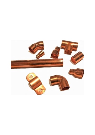 Nexo Bakır Boru 15Mm-18Mm (Boy-2,5M)-1 Adet