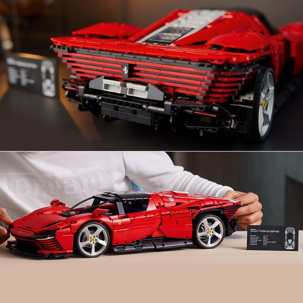 LEGO® Technic Ferrari Daytona SP3 42143 - Yetişkinler için bir Süper Araba Modeli Yapım ve Sergileme Seti (3778 Parça)