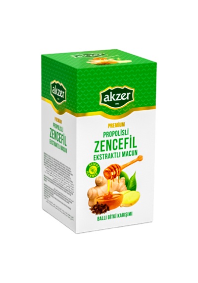 Akzer Propolisli Zencefil Ekstraktlı Macun 300 Gr