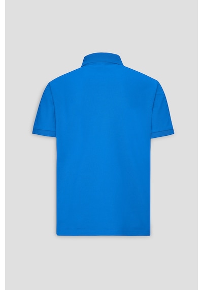 Erkek Royal Mavı Slim Fit Dar Kesim Polo Yaka %100 Pamuk Kısa Kollu Tişört Royal Mavı