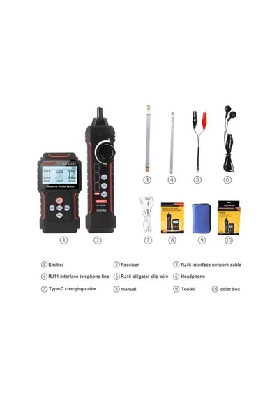 Noyafa Nf 8209s Ağ Kablosu Test Cihazı Kablo Bulucu