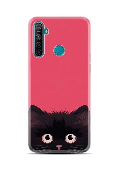 Realme 5i Kılıf Boutique Baskılı Resimli Kedicik Pcode -022