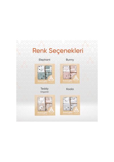 Gezenbebe Hero Bebek Hastane Çıkış Seti 6 Parça Gri