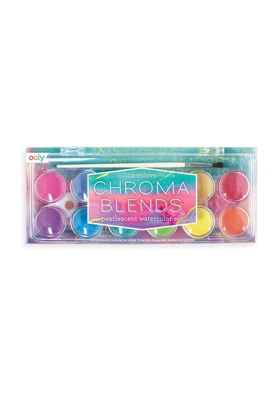 Ooly Chroma Blends 12 Li Sulu Boya Sedefli 126-011 Çok Renkli