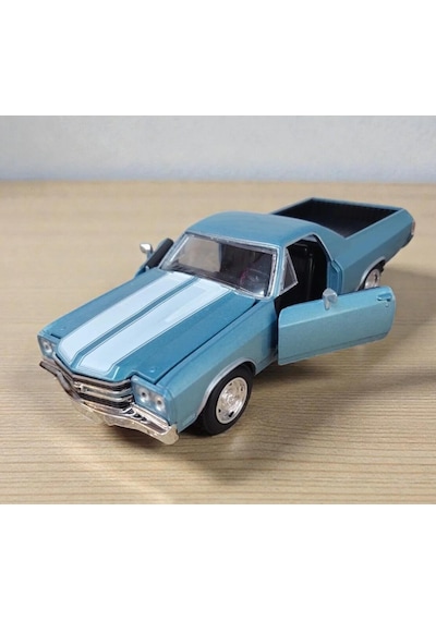 New Ray Koleksiyon 1 / 24 Ölçek 1962 Chevrolet İmpala Ss Mavi Pickup Model Metal Araba