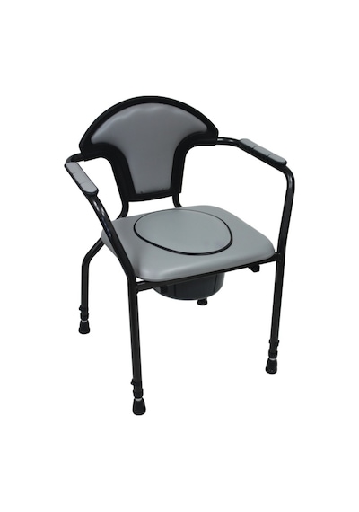 30102 Open Klozetli Sandalye Boy Ayarlı Gri Renk