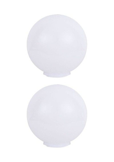 2 Adet 25'lik Karpuz, Birinci Kalite Pvc Glop, Bahçe Aplikleri Yedek Parçası, 25 Cm Çapında Pvc Küre Beyaz
