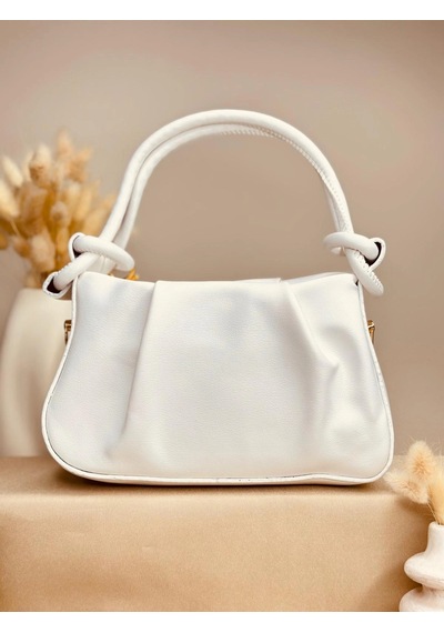 Elora Atelier Hobo Beyaz Charmlı Çanta Çok Renkli