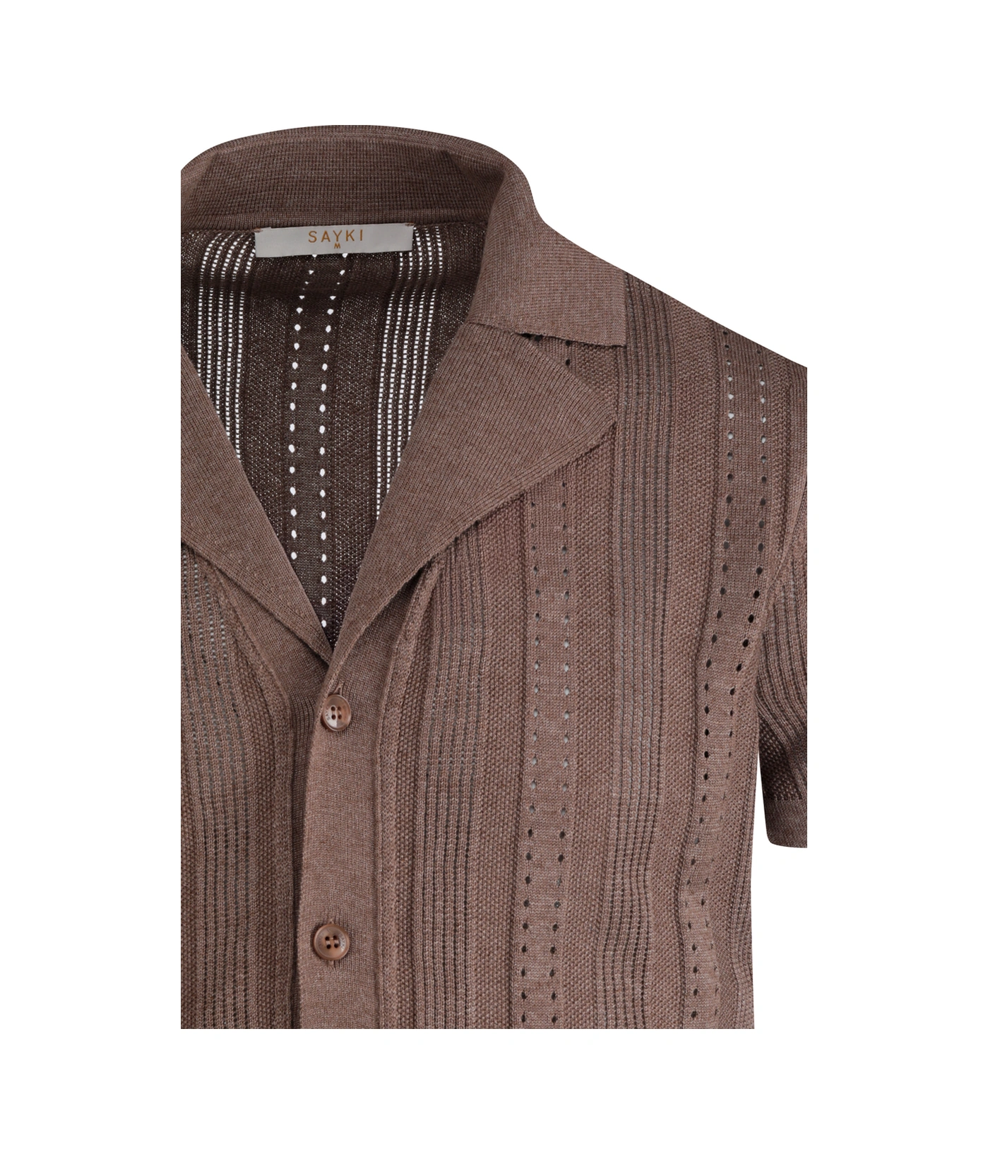 Hatemoğlu Vizon Regular Fit Apaş Yaka Gömlek Tişört 34835 4087410