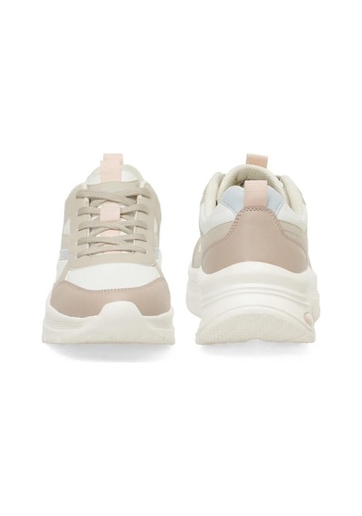 Kinetix Lındsey Pu W 5pr Ekru Kadın Comfort Sneaker Spor Ayakkabı Ekru