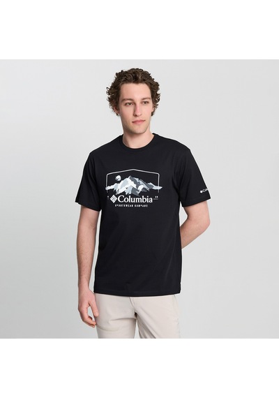 Columbia Explore Outdoors Ss Erkek Siyah T-shirt 9110831010