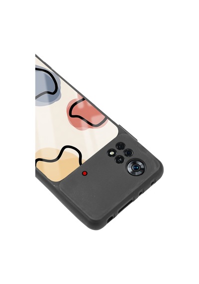 Poco X4 Pro Nude Milky Tasarımlı Glossy Telefon Kılıfı Çok Renkli