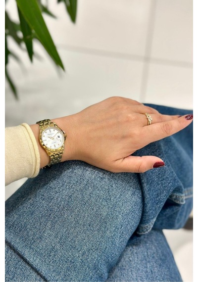 Çelik Kordon Su Geçirmez Garantili Kadın Kol Saati Fc03683m Gümüş