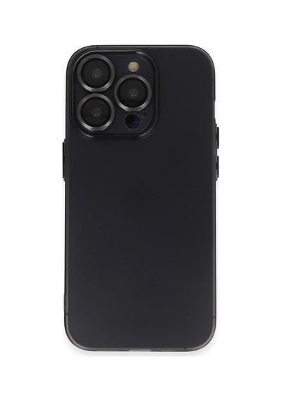 Apple iPhone Uyumlu 13 Pro Kılıf Luko Lens Silikon - Siyah İtdark27737