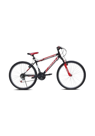 Belderia Pexma Titan 26" Jant 21 Vites Tek Amortisörlü Bisiklet - Siyah/kırmızı Siyah - Kırmızı