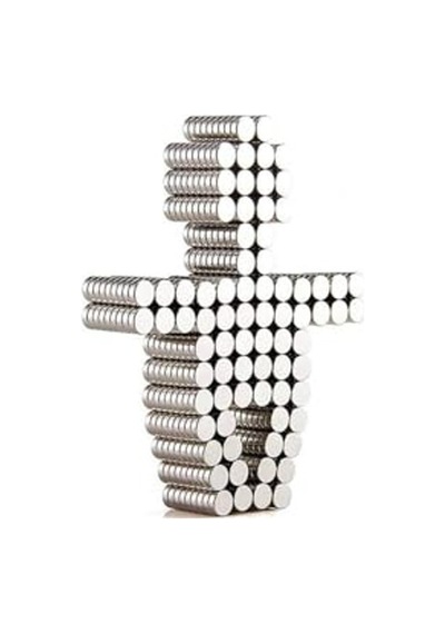 6mm X 2mm Yuvarlak Güçlü Neodyum Mıknatıs, 200 Adet Set