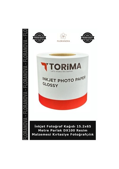 İnkjet Fotoğraf Kağıdı 15.2x65 Metre Parlak Dx100 Resim Malzemesi Kırtasiye Fotoğrafçılık