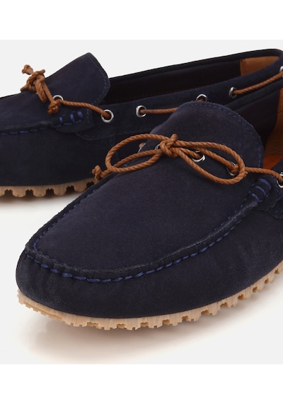 Hotiç Erkek Deri Lacivert Bağcık Detaylı Günlük Loafer 02ayh322750a680 02ayh322750a680