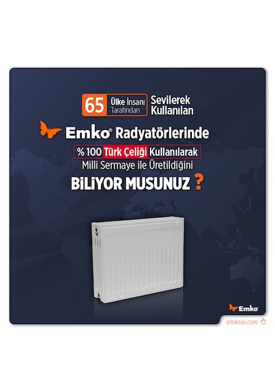 Emko Panel Radyatör 600x1900