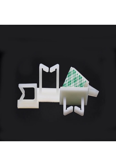 Koodmax Wt-1216 Geçmeli Kablo Klipsi - Toplayıcı - Yapışkanlı - Sabit Kelepçe - 25 Adet