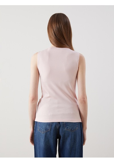 Lcw Modest Pembe Bisiklet Yaka Kadın Atlet