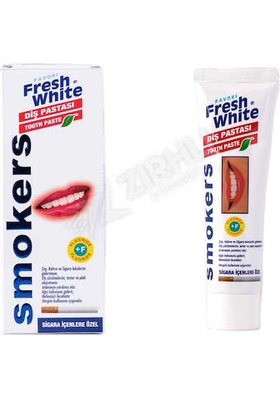 4 Adet Fresh White Diş Pasta Smokers 90 Gr